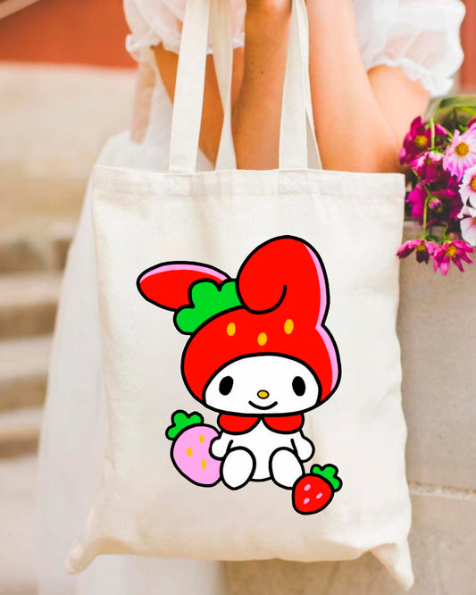 MY MDY STRAWBERRY TOTEBAG