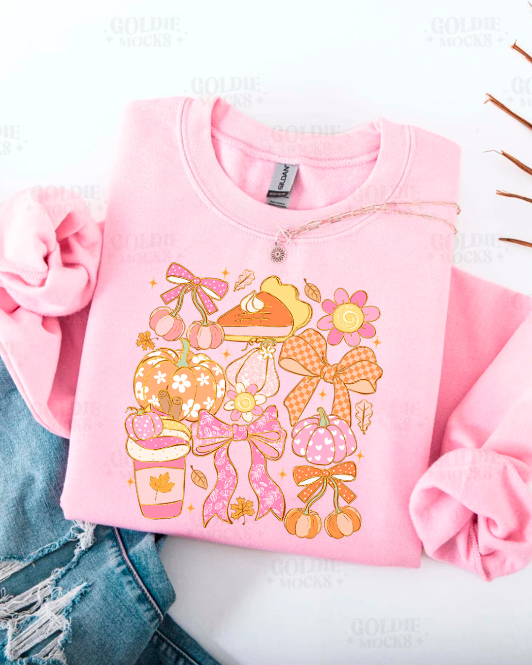 PUMPKIN PINK SWEATERS