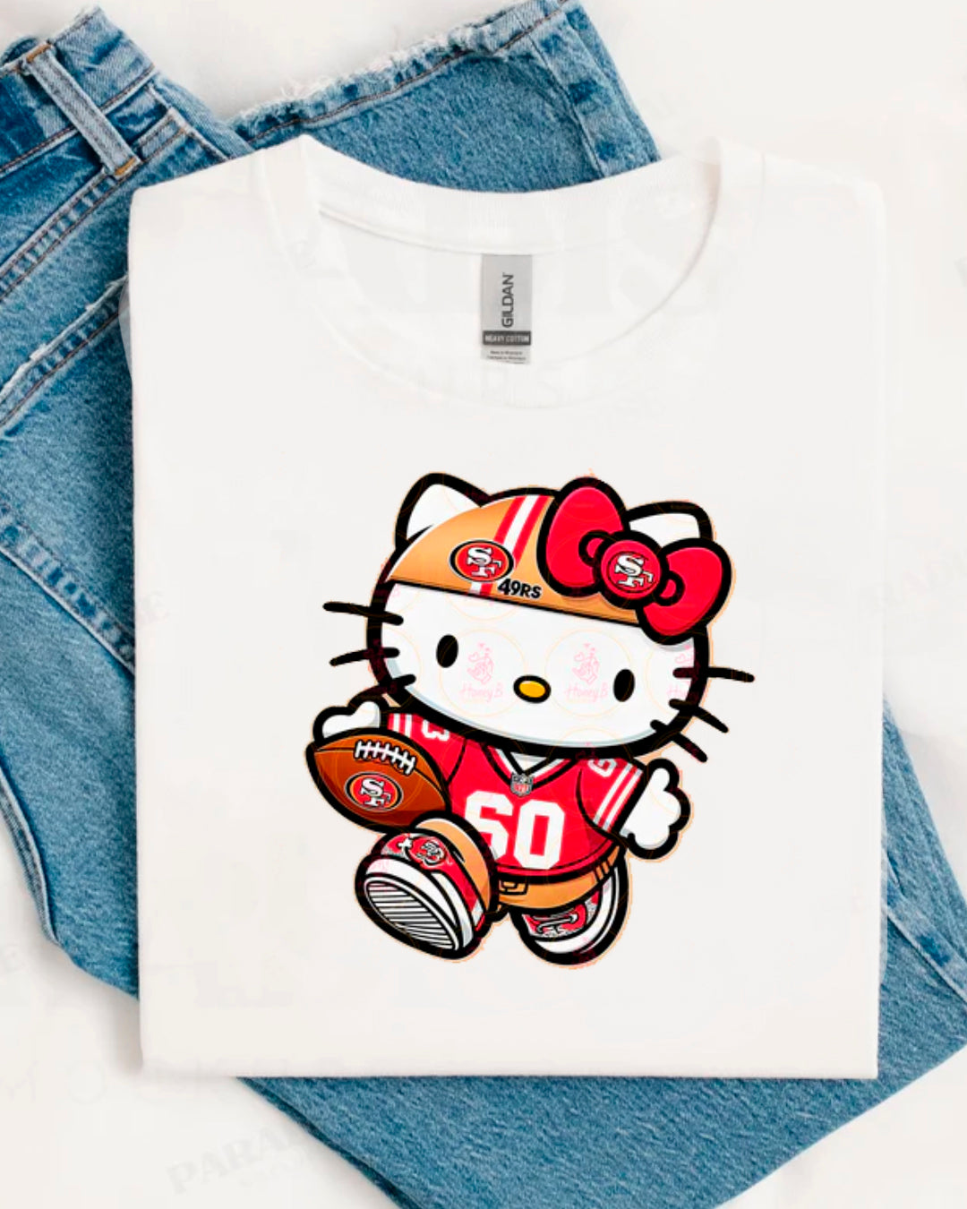 KITTY RED FAN   SHIRTS