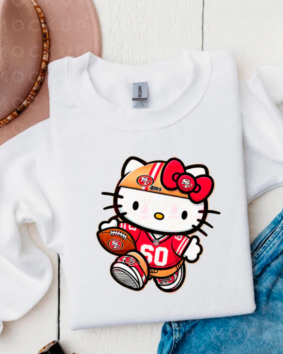 KITTY RED FAN  SWEATERS