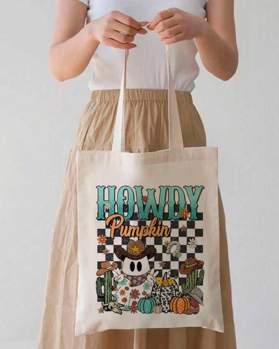 HOWDY GHOST TOTE BAG