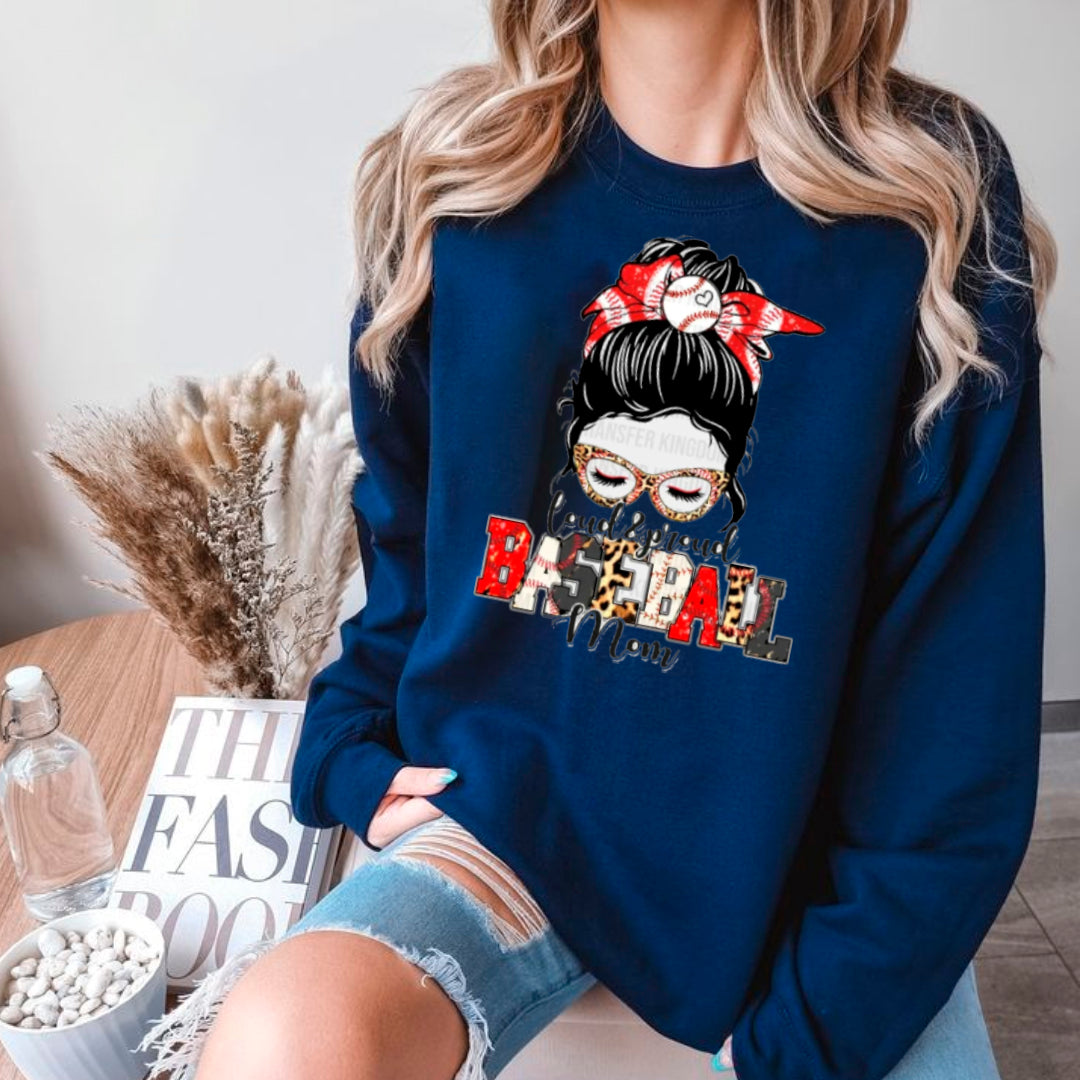 LOUD & PROUD BASEBALL MOM SWEATERS