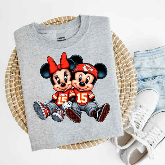 MOUSE COUPLE FAN FOOTBALL SHIRTS