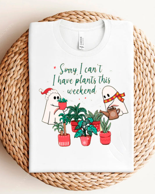 GHOST XMAS PLANTS SHIRT