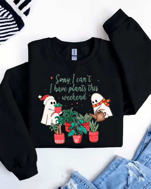 GHOST XMAS PLANTS SWEATER
