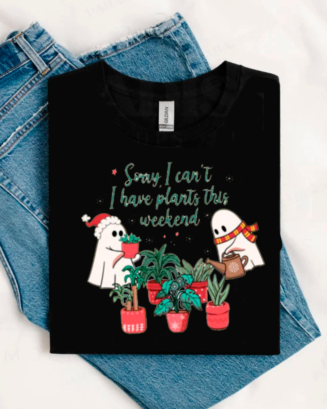 GHOST XMAS PLANTS SHIRT