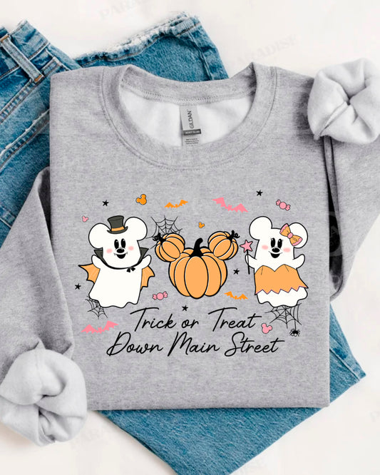TRICK OR TREAT MOUSE SWEATERS