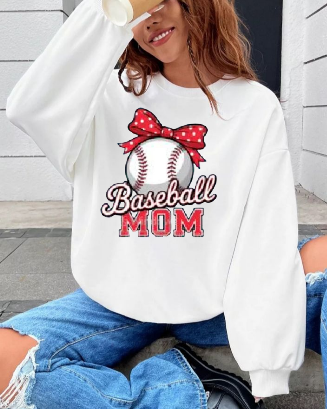BASEBALL MOM BOW