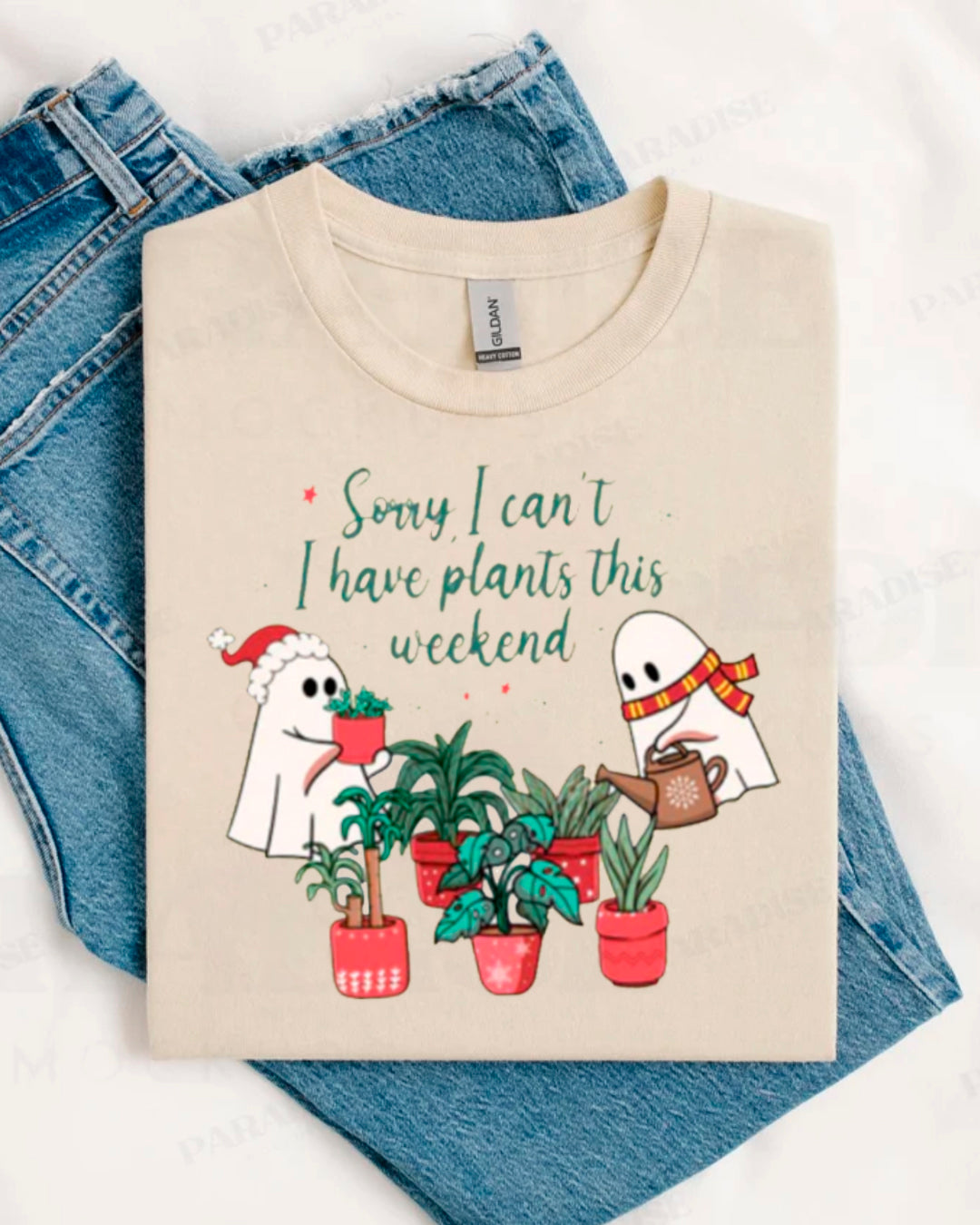 GHOST XMAS PLANTS SHIRT