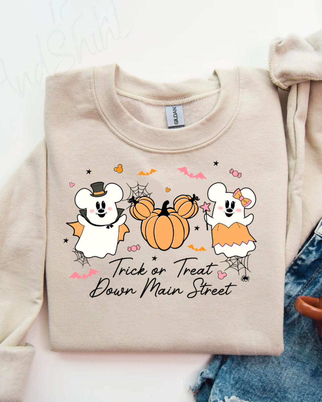 TRICK OR TREAT MOUSE SWEATERS