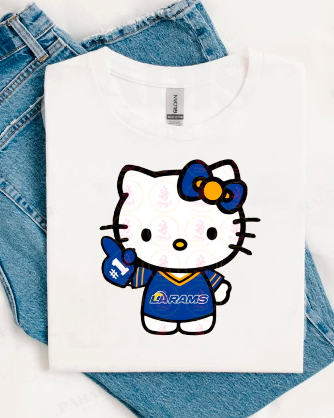 KITTY FAN BLUE SHIRTS
