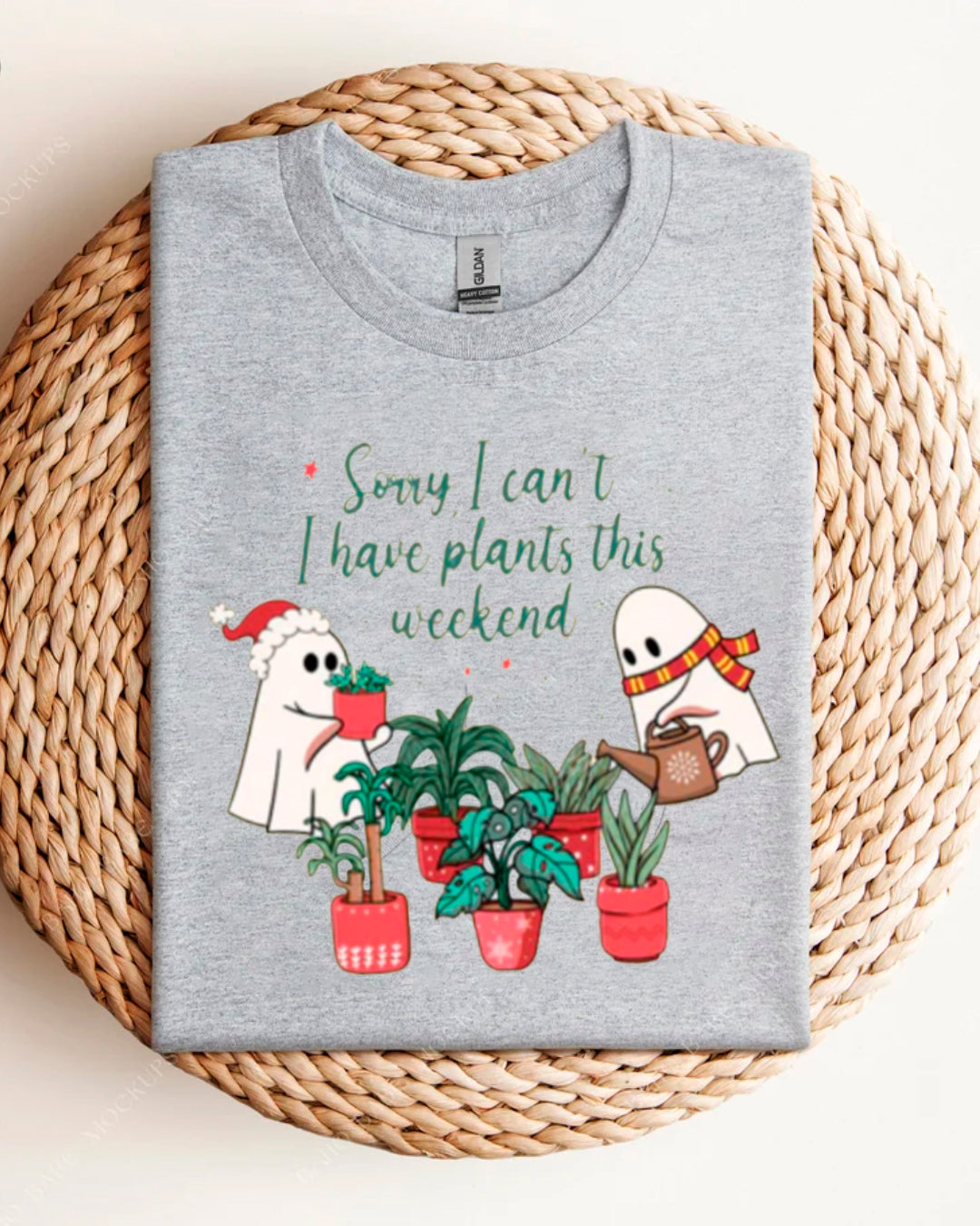 GHOST XMAS PLANTS SHIRT