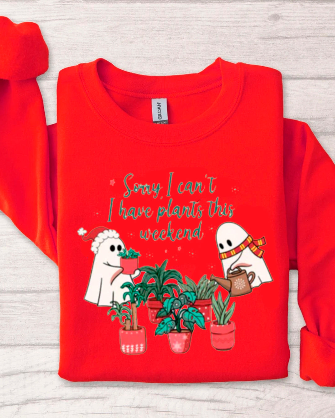 GHOST XMAS PLANTS SWEATER