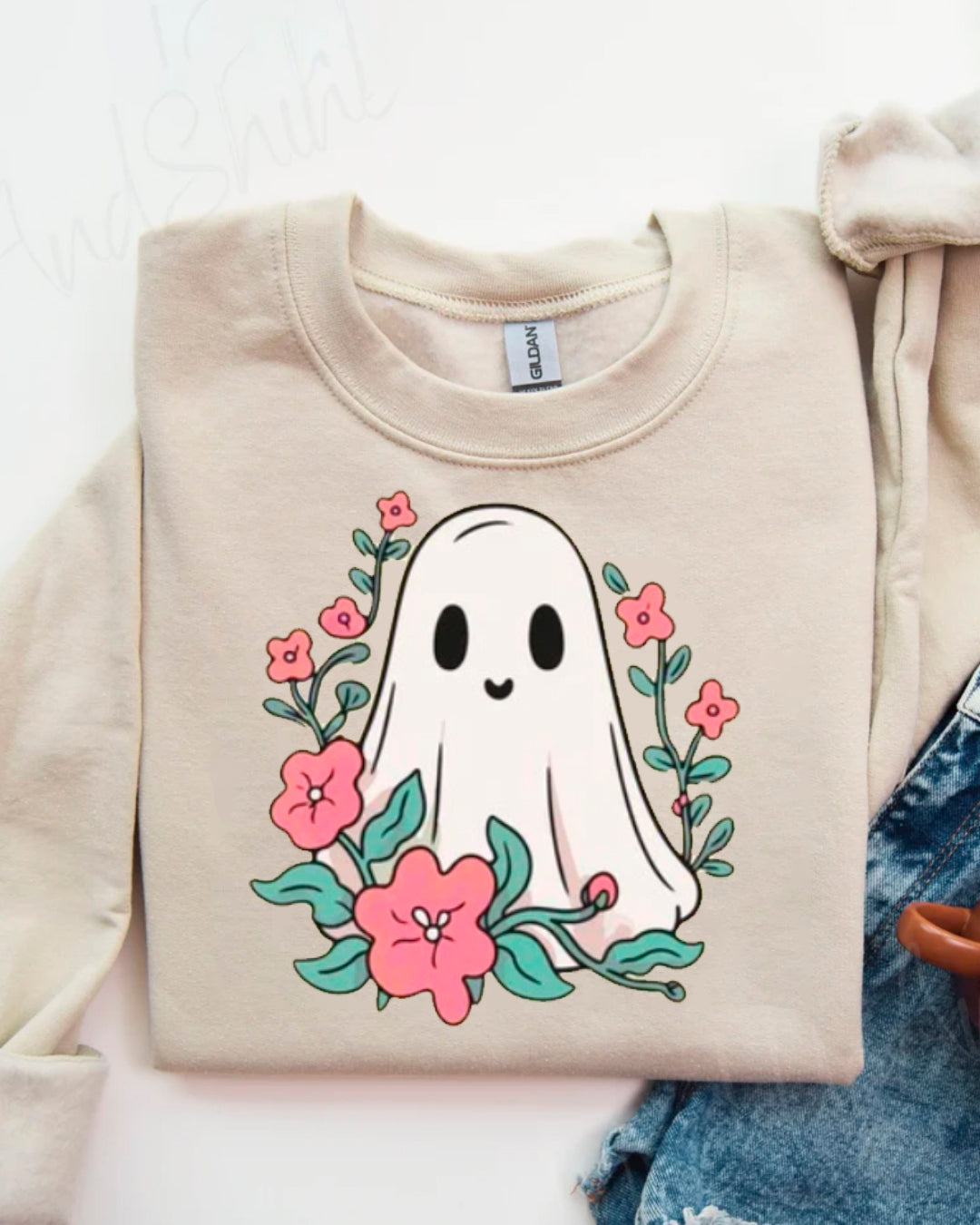 GHOST FLOWERS SWEATER
