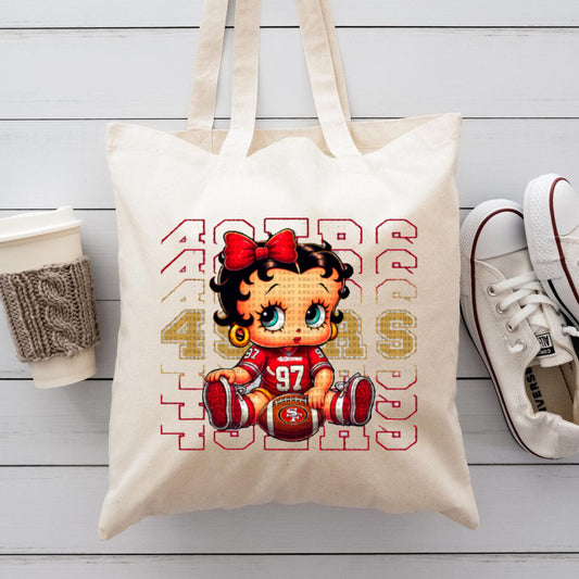 BTY RED  TOTE BAG