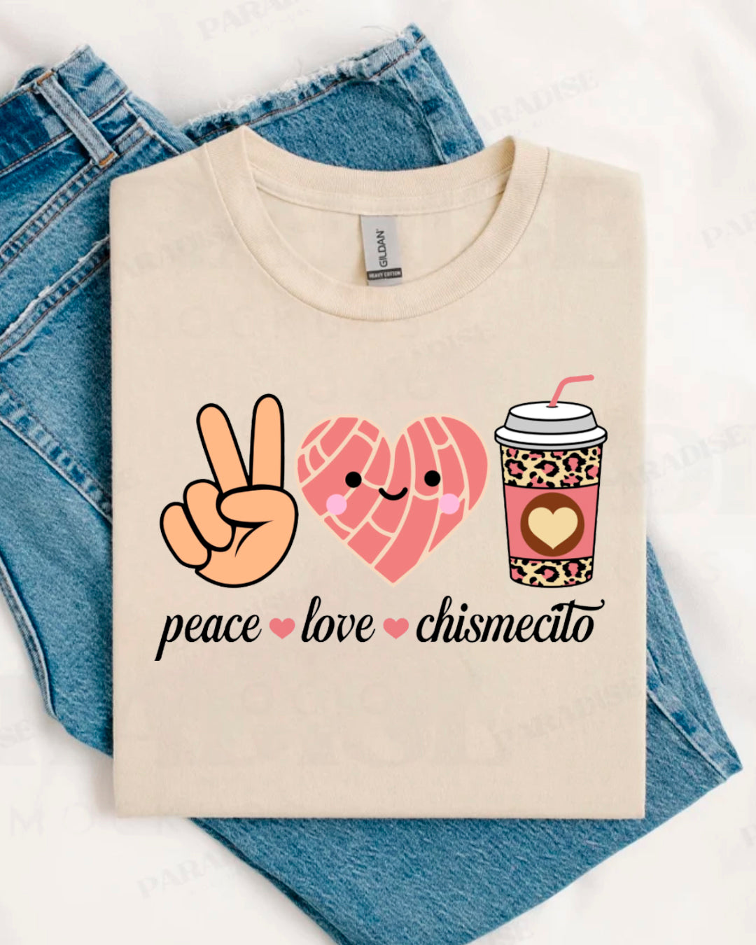 PEACE LOVE HISMECITO SHIRTS