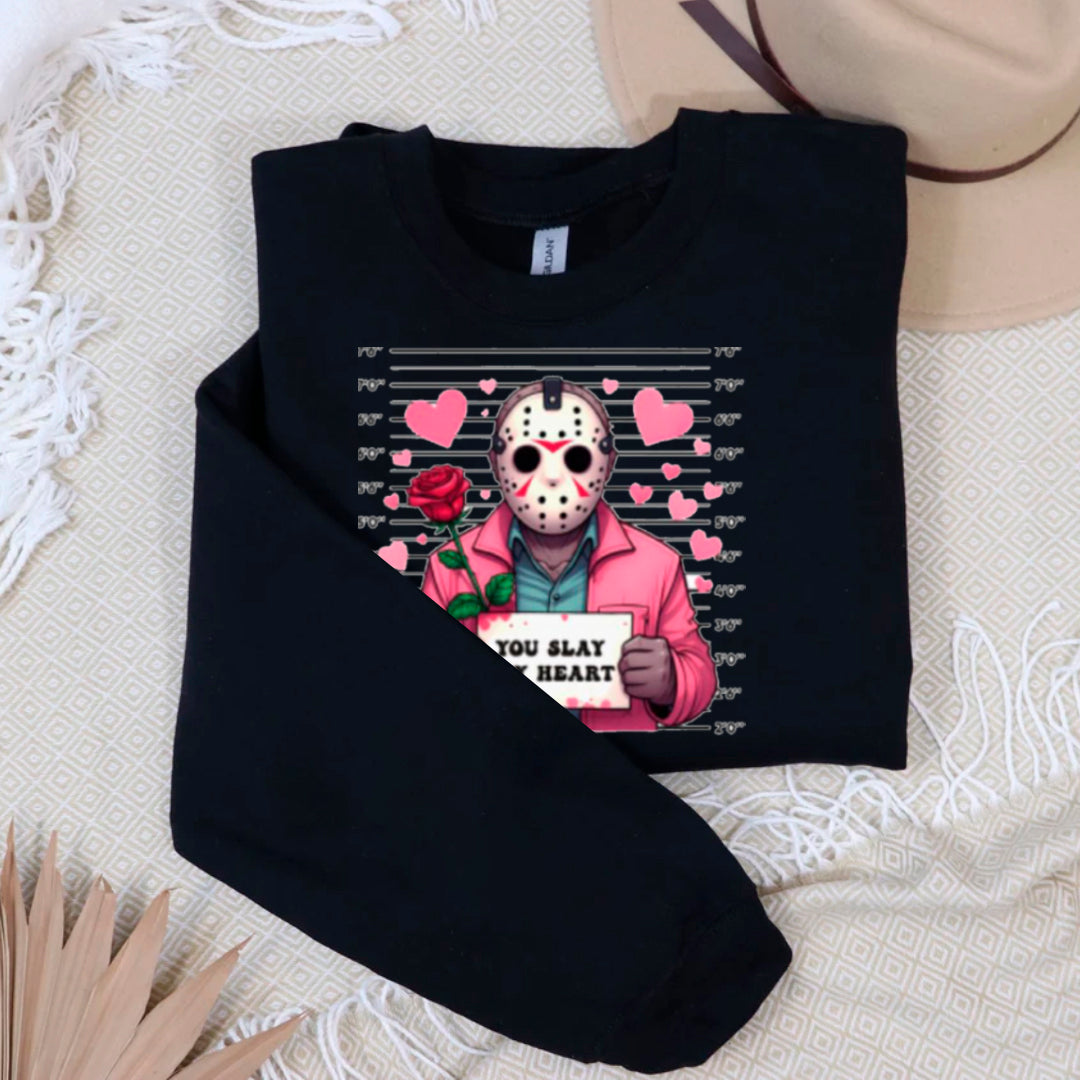 YOU SLAY MY HEART SWEATER