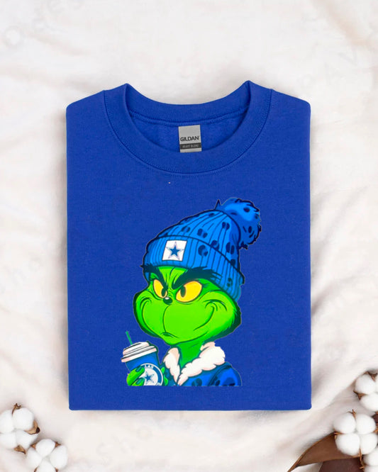 GRNCH FAN BLUE SHIRTS
