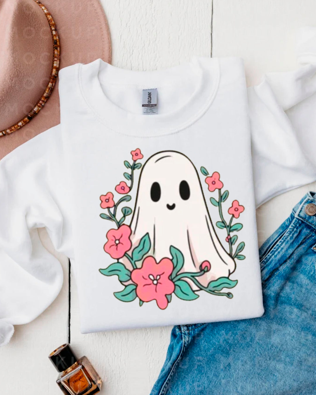 GHOST FLOWERS SWEATER