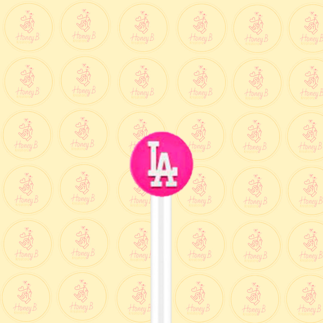 L.A PINK STRAW TOPPER