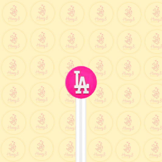 L.A PINK STRAW TOPPER