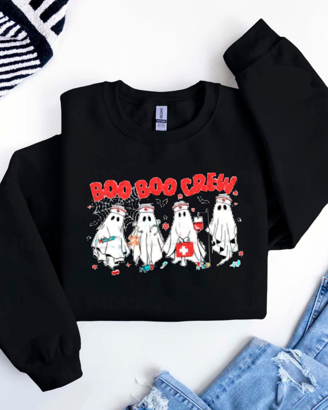 BOO BOO CREW SWEATERS