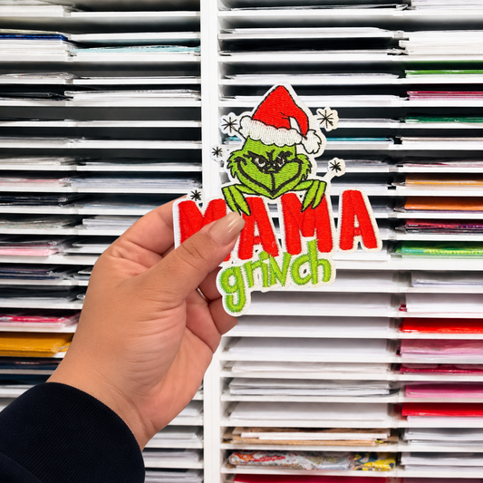 MAMA GRNCH IRON ON PATCH