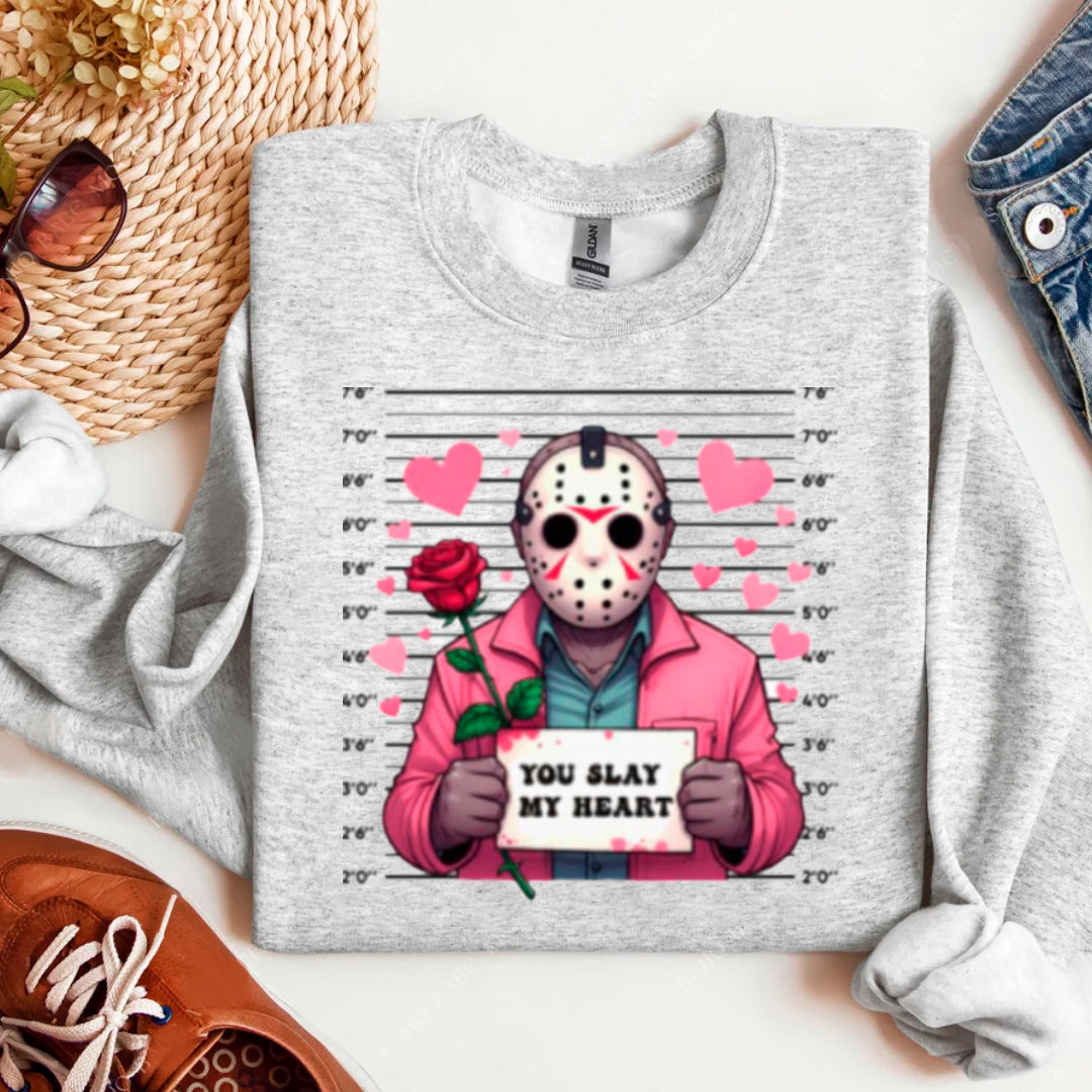 YOU SLAY MY HEART SWEATER