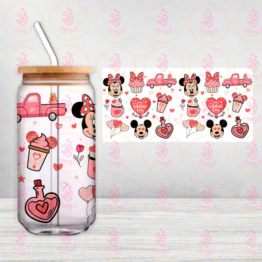 MN & MK LOVE CAR UVDTF