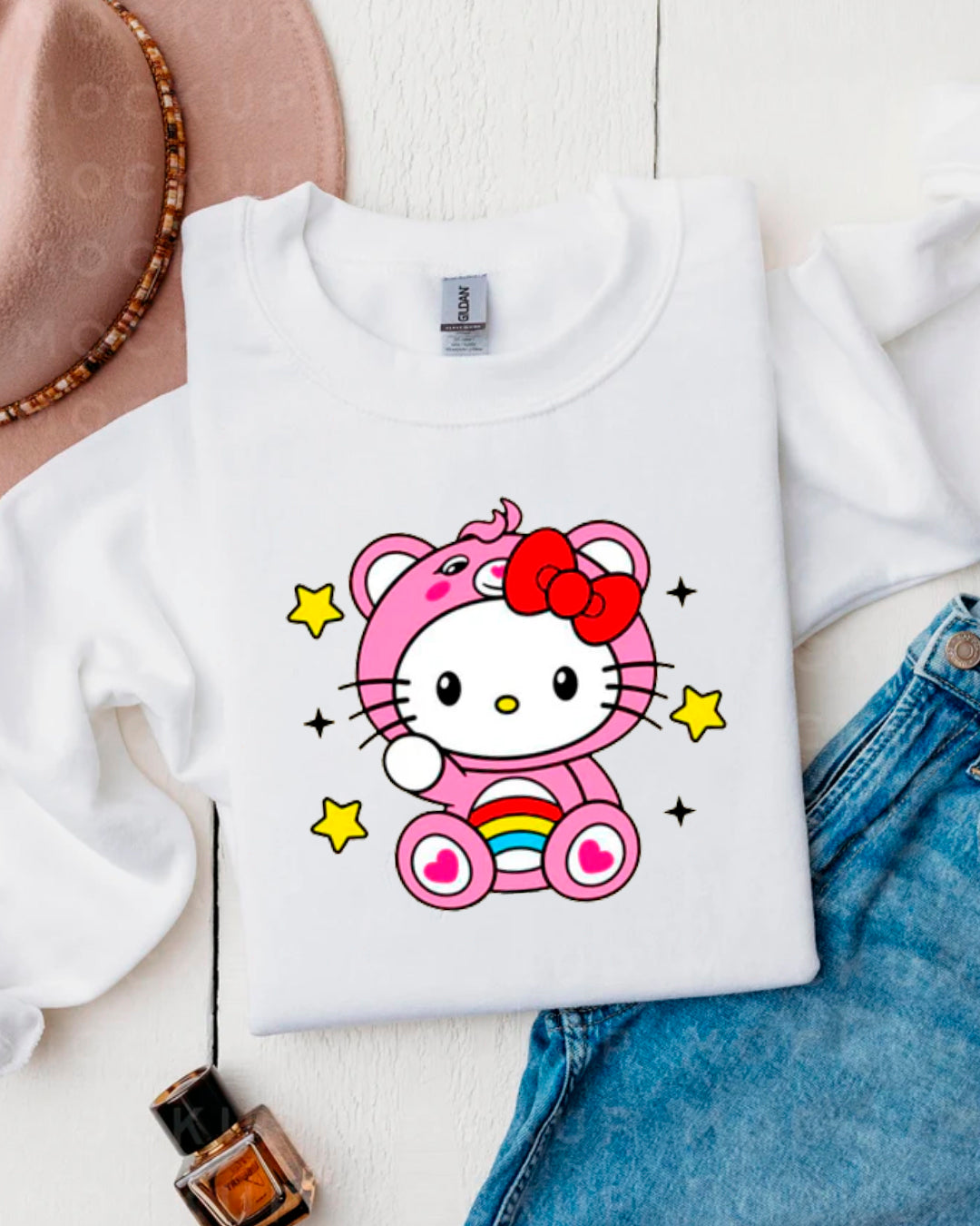 HK PINK BEAR SWEATER