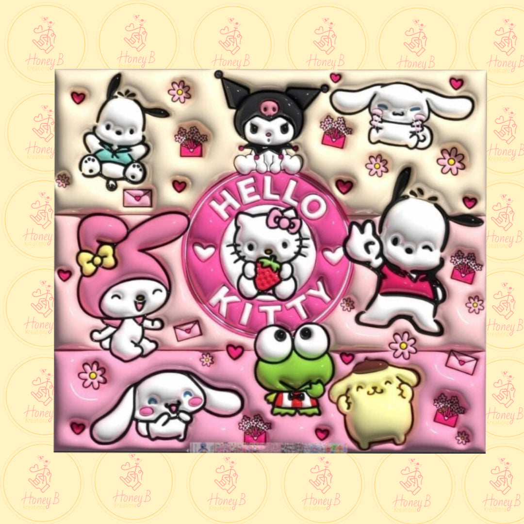 HK FRIENDS 3 SUBLIMATION SHEETS