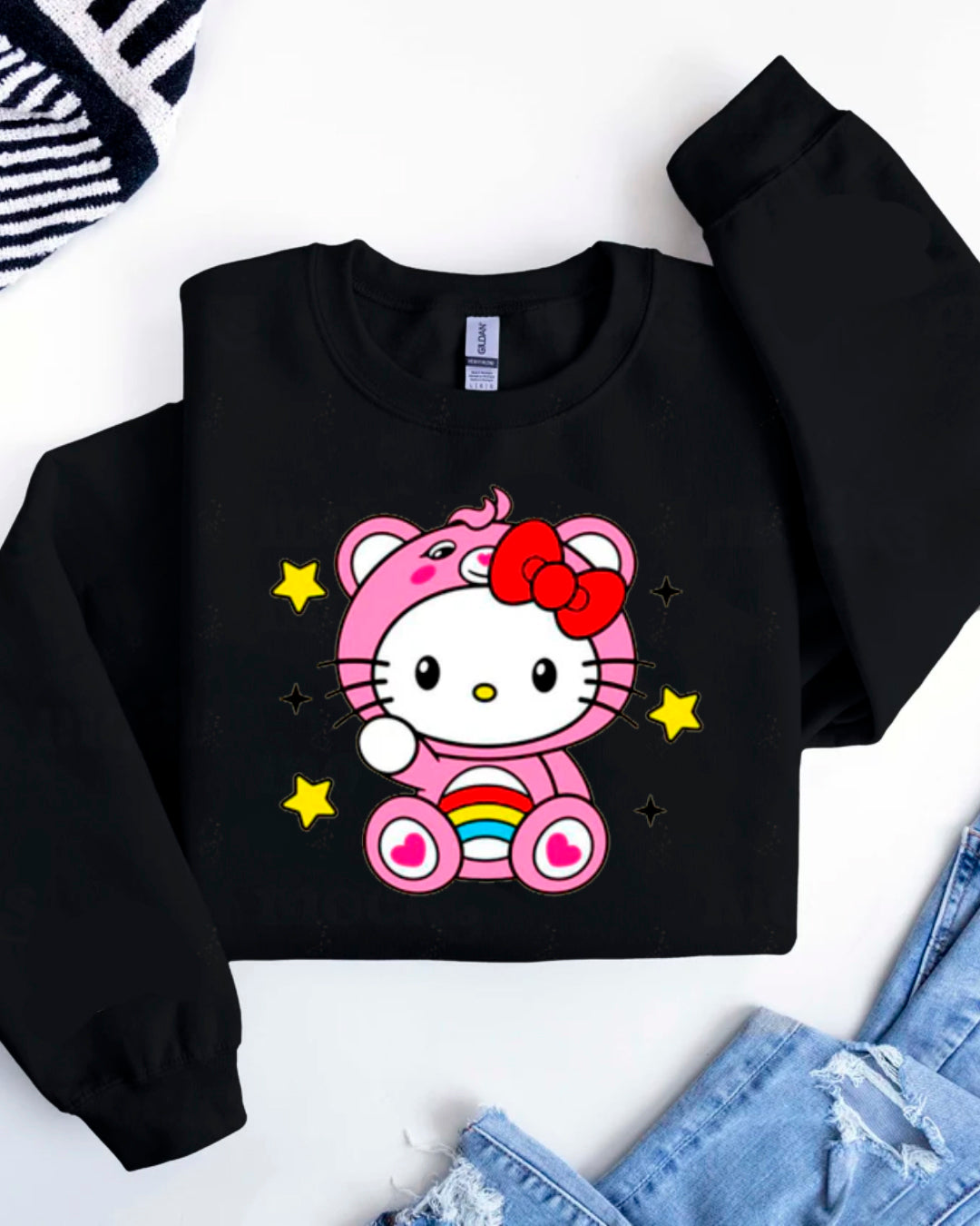 HK PINK BEAR SWEATER