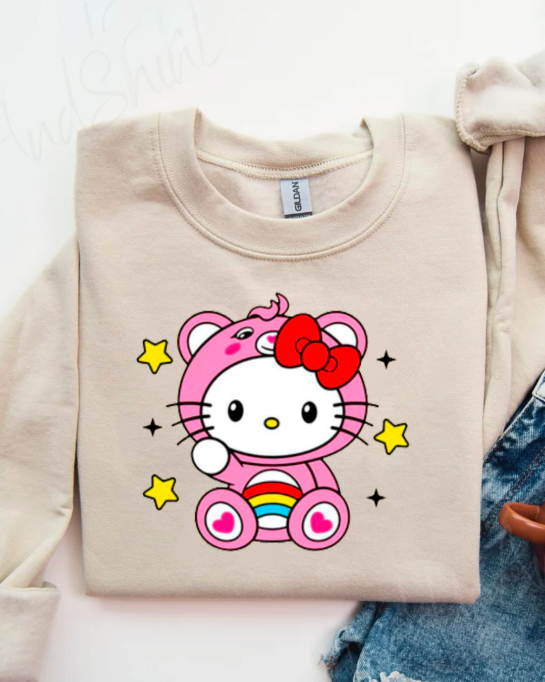 HK PINK BEAR SWEATER
