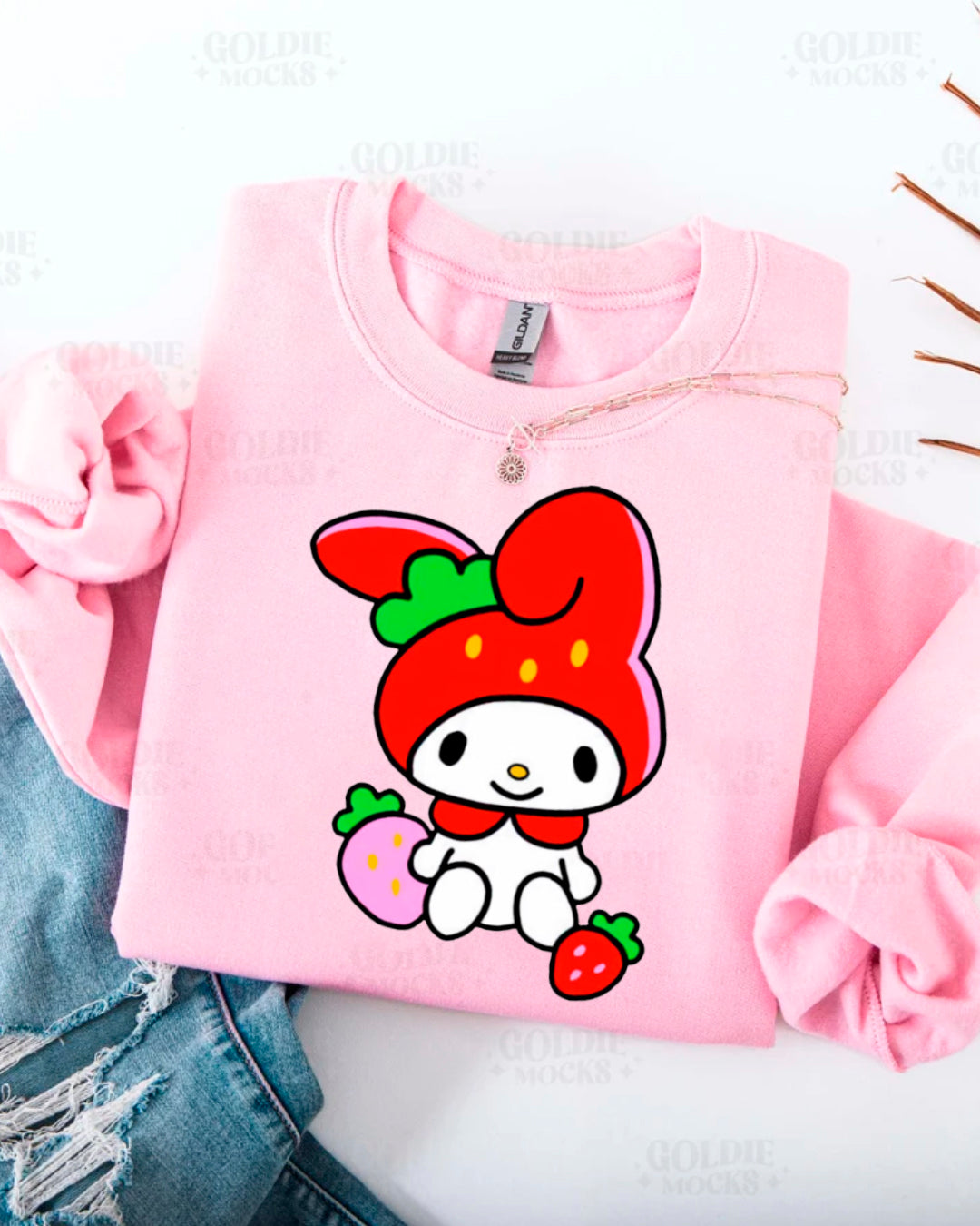 MLDY STRAWBERRY SWEATER