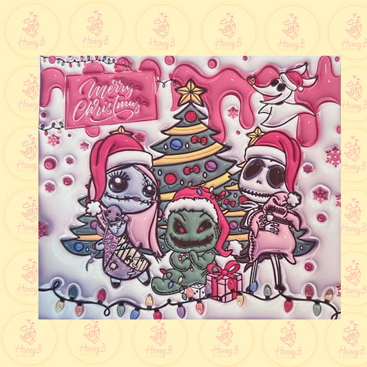 MERRY XMAS SPOOKY SUBLIMATION SHEETS