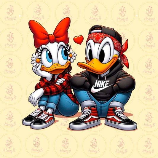 DUCK COUPLE RED