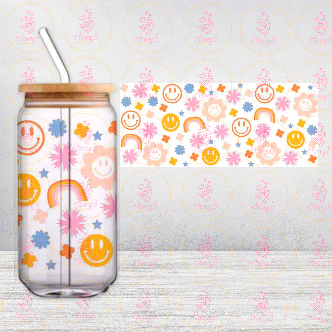 HAPPY AND RAINBOW UVDTF