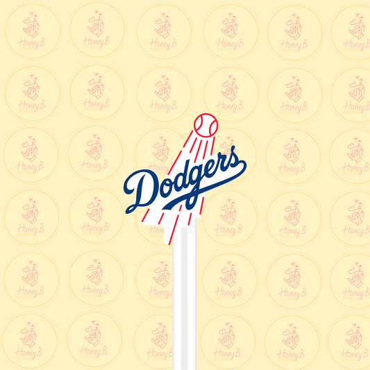 BASEBALL  STRAW TOPPER
