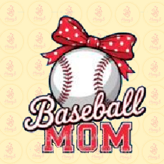 BASEBALL MOM BOW