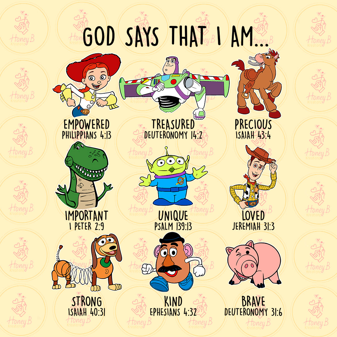 GOD SAYS THAT I AM...