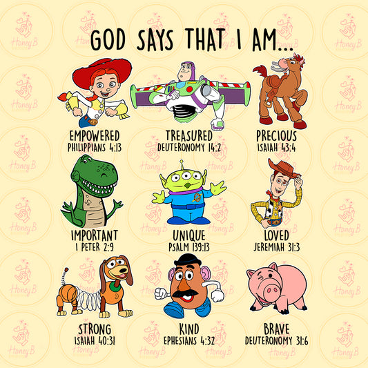 GOD SAYS THAT I AM...