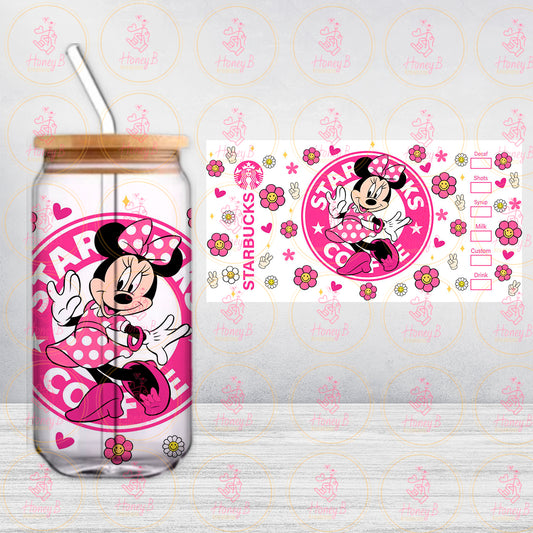 MOUSE STRBCKS PINK UVDTF