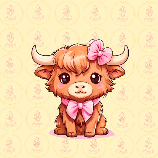 PINK COW DTF