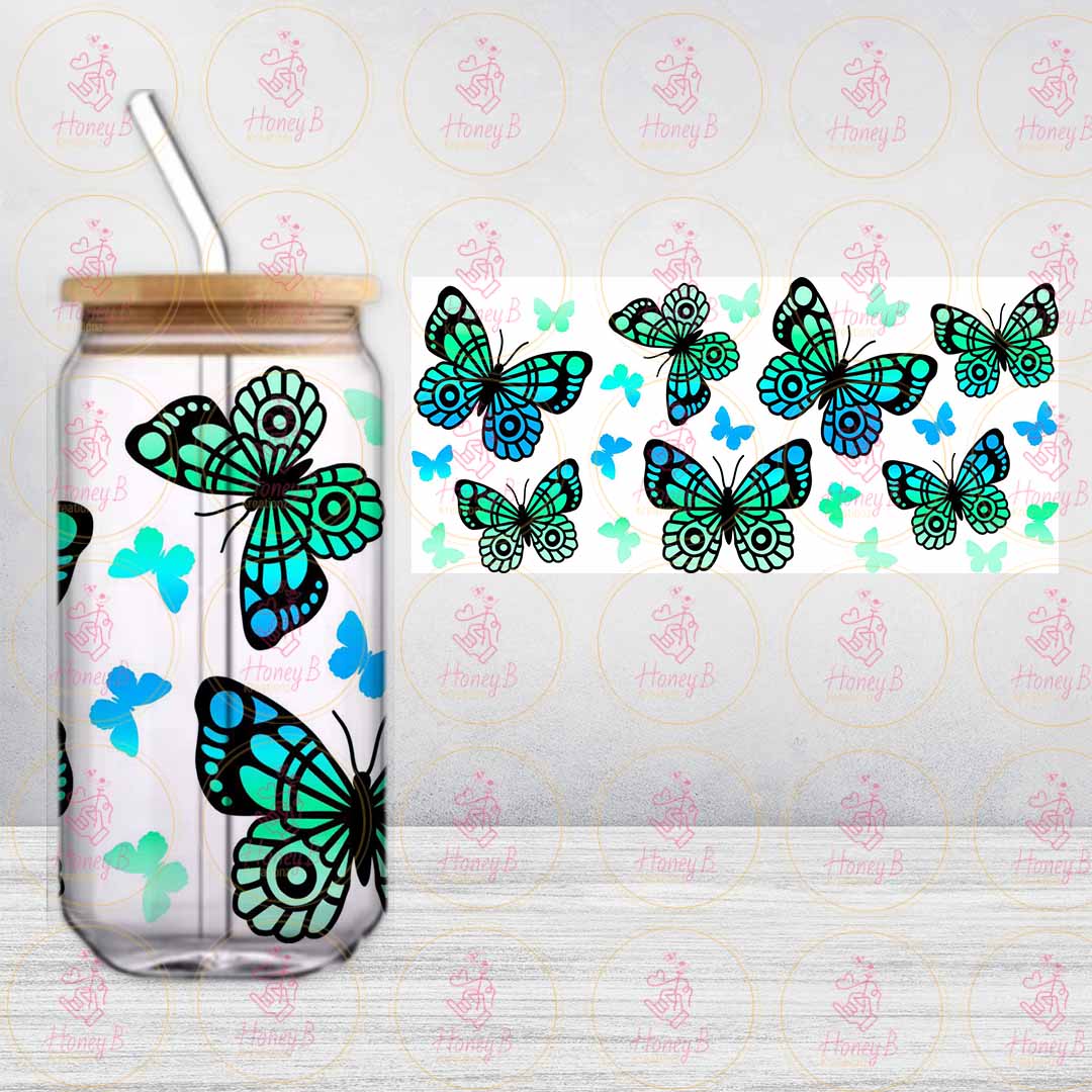 GREEN BUTTERFLY UVDTF