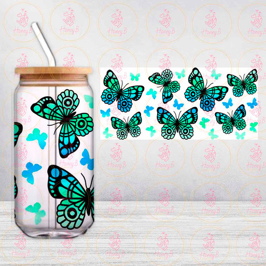 GREEN BUTTERFLY UVDTF