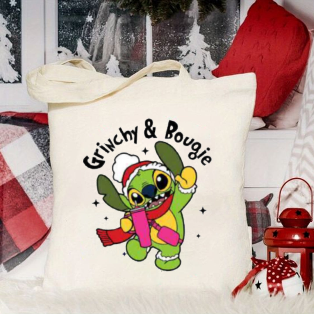 GRNCH & BGIE XMAS TOTE BAG