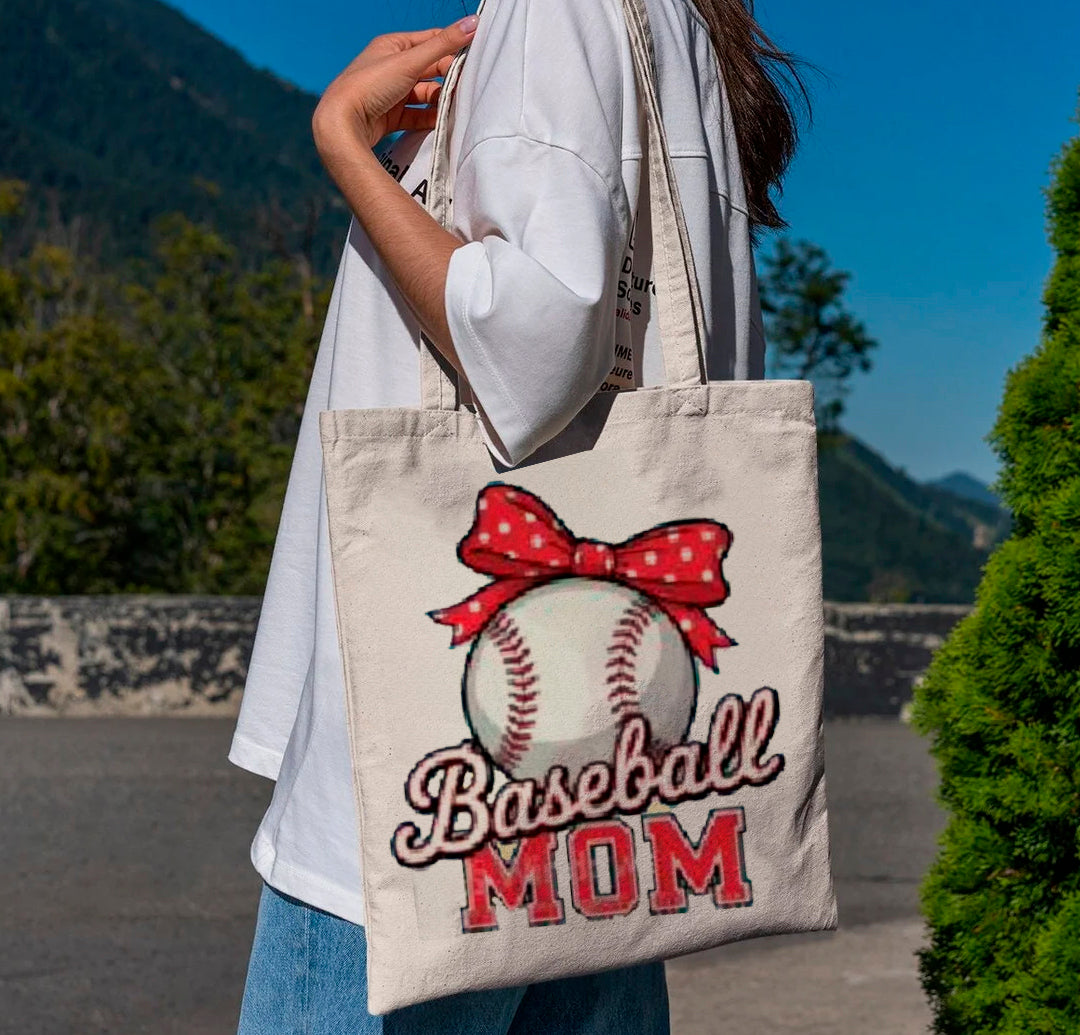 BASEBALL MOM TOTEBAG