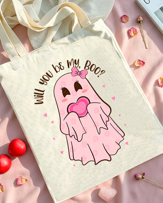 WELL YOU BE MY BOO?  TOTEBAG