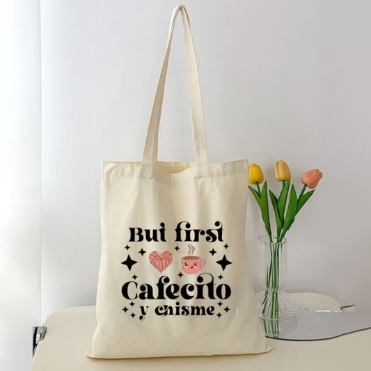 CAFECITO Y CHISME TOTE BAG