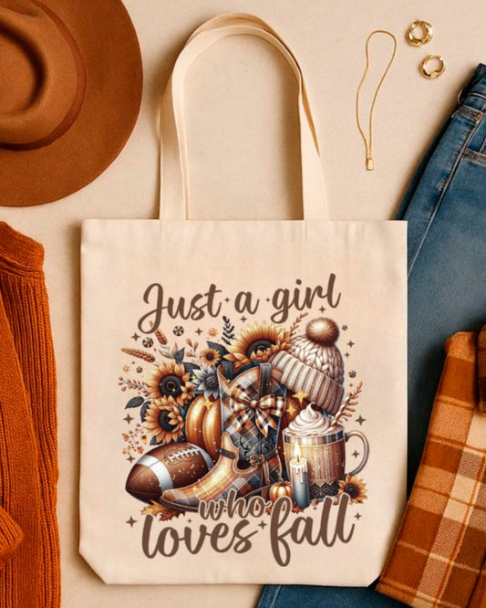 JUST A GIRL   TOTE BAG